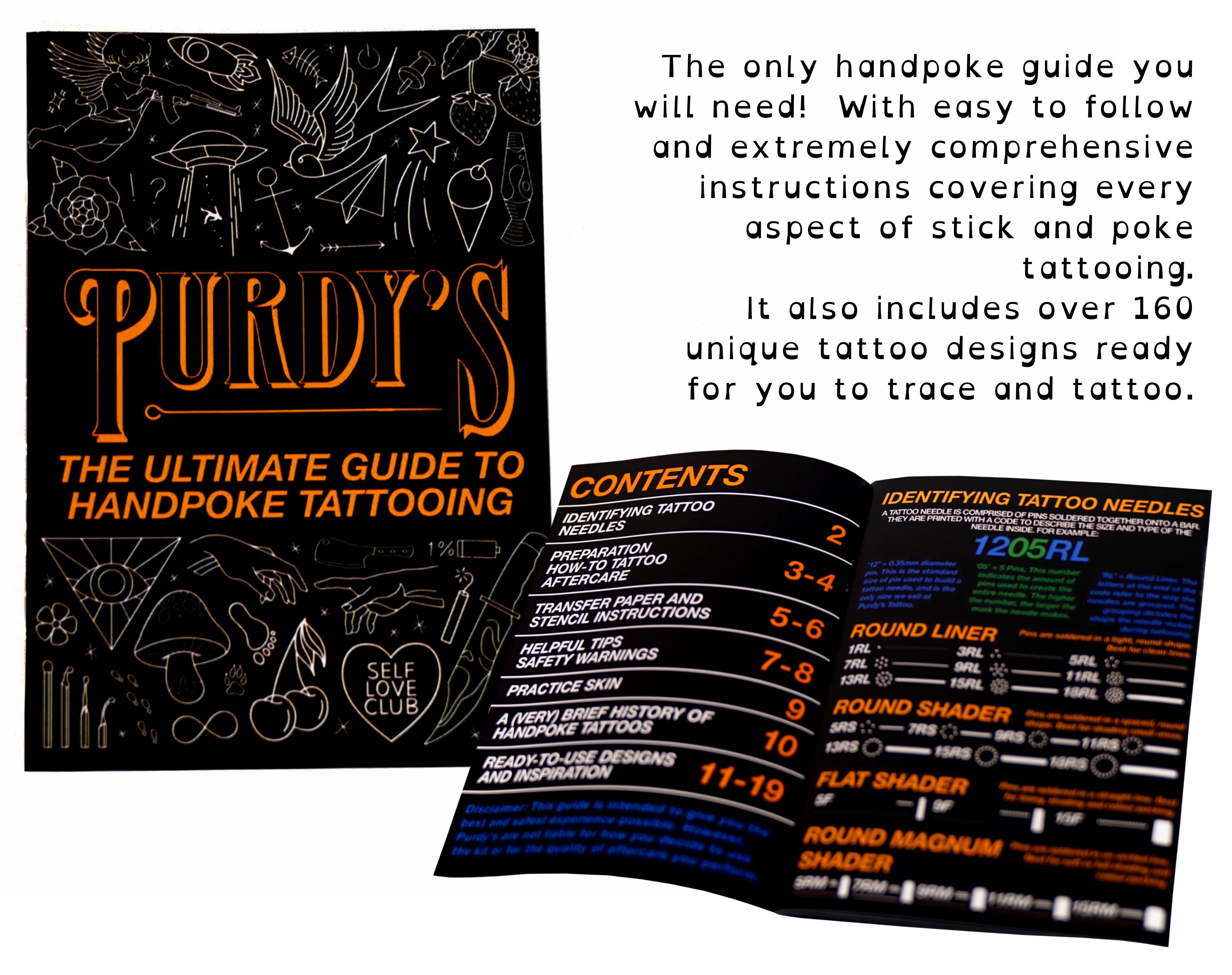 Original Stencils | Ready-to-use Pre-Printed Handpoke Tattoo Transfers - Image 3