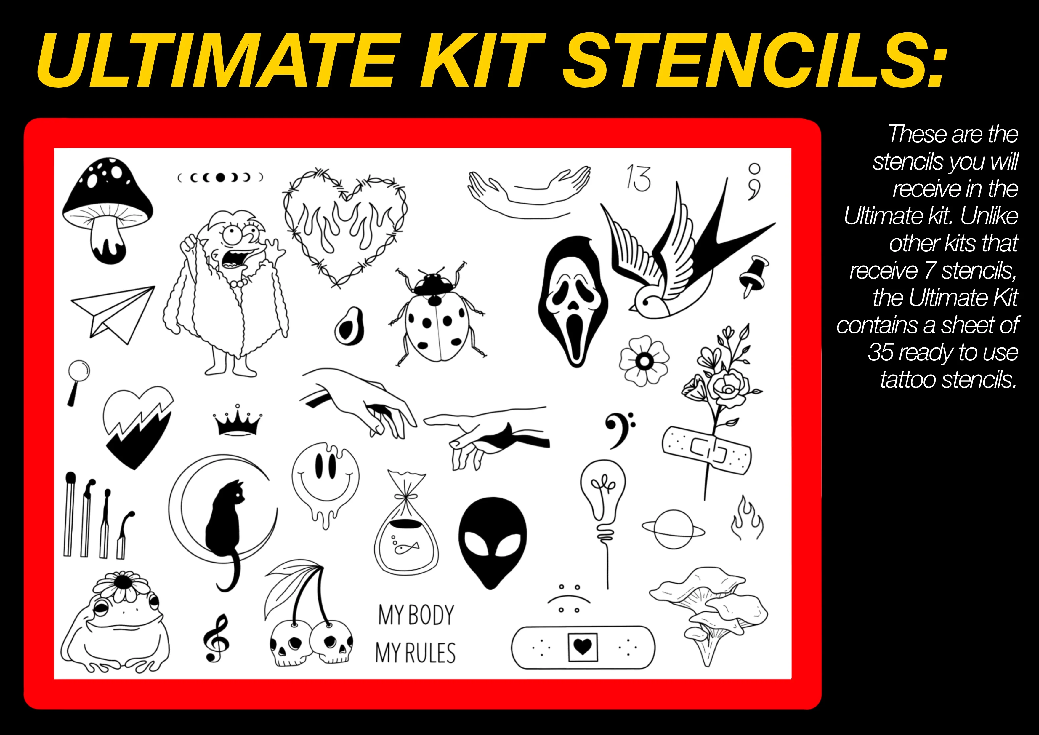 Ultimate Handpoke Tattoo Kit - Image 3